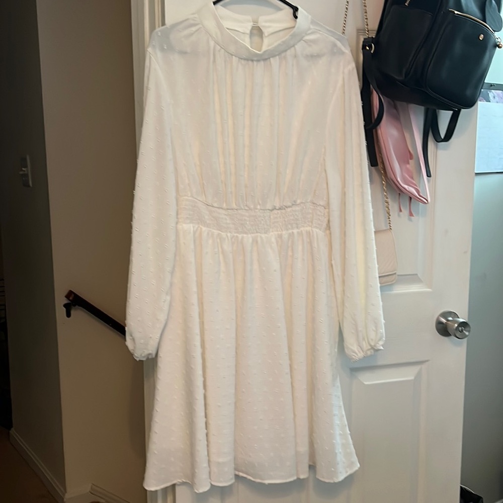 White SHEIN dress